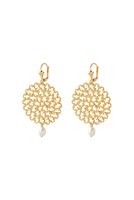 【セシル エ ジャンヌ/CECILE ET JEANNE】のデリカテッセ レースドロップピアス 人気、トレンドファッション・服の通販 founy(ファニー) ファッション Fashion レディースファッション Fashion for Women ジュエリー Jewelry ファッションリング Fashion Rings イヤリング・フープ・ドロップタイプ Hoop, Drop & Clip Earrings イヤリング Earrings ガラス Glass, Glassware コレクション Collection, Seasonal Line バランス Balance, Style Balance パール Pearl, Pearl Accent フランス France, French モチーフ Motif, Design Theme レース Lace, Lace Fabric エレガント 上品 Elegant 新作・新入荷 New Arrivals / New In |ID:prp329100004756474