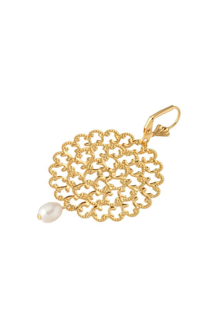 【セシル エ ジャンヌ/CECILE ET JEANNE】のデリカテッセ レースドロップピアス 人気、トレンドファッション・服の通販 founy(ファニー) 　ファッション　Fashion　レディースファッション　Fashion for Women　ジュエリー　Jewelry　ファッションリング　Fashion Rings　イヤリング・フープ・ドロップタイプ　Hoop, Drop & Clip Earrings　イヤリング　Earrings　ガラス　Glass, Glassware　コレクション　Collection, Seasonal Line　バランス　Balance, Style Balance　パール　Pearl, Pearl Accent　フランス　France, French　モチーフ　Motif, Design Theme　レース　Lace, Lace Fabric　エレガント 上品　Elegant　新作・新入荷　New Arrivals / New In　other-4|ID: prp329100004756474 ipo3291000000034407931