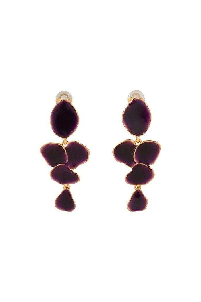 【セシル エ ジャンヌ/CECILE ET JEANNE】のエマイユ バイオレット ペタルロングイヤリング インテリア・キッズ・メンズ・レディースファッション・服の通販 founy(ファニー) https://founy.com/ ファッション Fashion レディースファッション Fashion for Women ジュエリー Jewelry ファッションリング Fashion Rings イヤリング・フープ・ドロップタイプ Hoop, Drop & Clip Earrings おすすめ Recommended / Our Picks イヤリング Earrings トレンド Trend, Trending Now ネックレス Necklace, Pendant Necklace ブレスレット Bracelet, Wristband リップ Lip, Lip Motif 人気 Popular, Best Seller |ID: prp329100004756477 ipo3291000000034407944