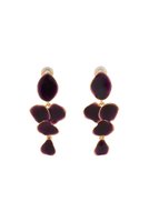 【セシル エ ジャンヌ/CECILE ET JEANNE】のエマイユ バイオレット ペタルロングイヤリング 人気、トレンドファッション・服の通販 founy(ファニー) ファッション Fashion レディースファッション Fashion for Women ジュエリー Jewelry ファッションリング Fashion Rings イヤリング・フープ・ドロップタイプ Hoop, Drop & Clip Earrings おすすめ Recommended / Our Picks イヤリング Earrings トレンド Trend, Trending Now ネックレス Necklace, Pendant Necklace ブレスレット Bracelet, Wristband リップ Lip, Lip Motif 人気 Popular, Best Seller 新作・新入荷 New Arrivals / New In |ID:prp329100004756477