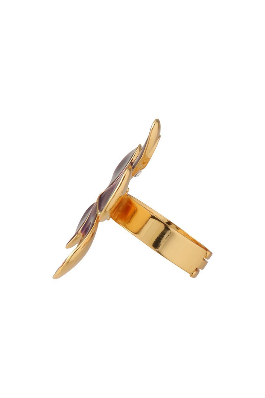 【セシル エ ジャンヌ/CECILE ET JEANNE】のエマイユ バイオレット フルールリング 人気、トレンドファッション・服の通販 founy(ファニー)  ファッション Fashion レディースファッション Fashion for Women おすすめ Recommended / Our Picks アクセサリー Fashion Accessories イヤリング Earrings シンプル Simple, Minimal プレート Plate, Dish リップ Lip, Lip Motif 新作・新入荷 New Arrivals / New In other-3|ID: prp329100004756480 ipo3291000000034407967