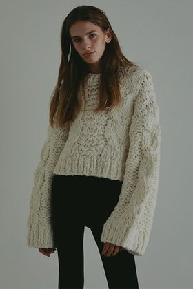 【エトレトウキョウ/ETRE TOKYO】 ハンドニットケーブルプルオーバー人気、トレンドファッション・服の通販 founy(ファニー) ファッション Fashion レディースファッション Fashion for Women トップス・カットソー Cut & Sew Tops ニット Knit Tops & Sweaters カジュアルプルオーバー・ニットトップス Pullovers & Knit Tops / Casual Pullovers アクリル Acrylic Material ハンド Hand, Handmade ミックス Mix, Mixed Style ワイド Wide, Wide Fit 手編み Hand-Knitted, Handmade Knit 新作・新入荷 New Arrivals / New In |ID:prp329100004756491