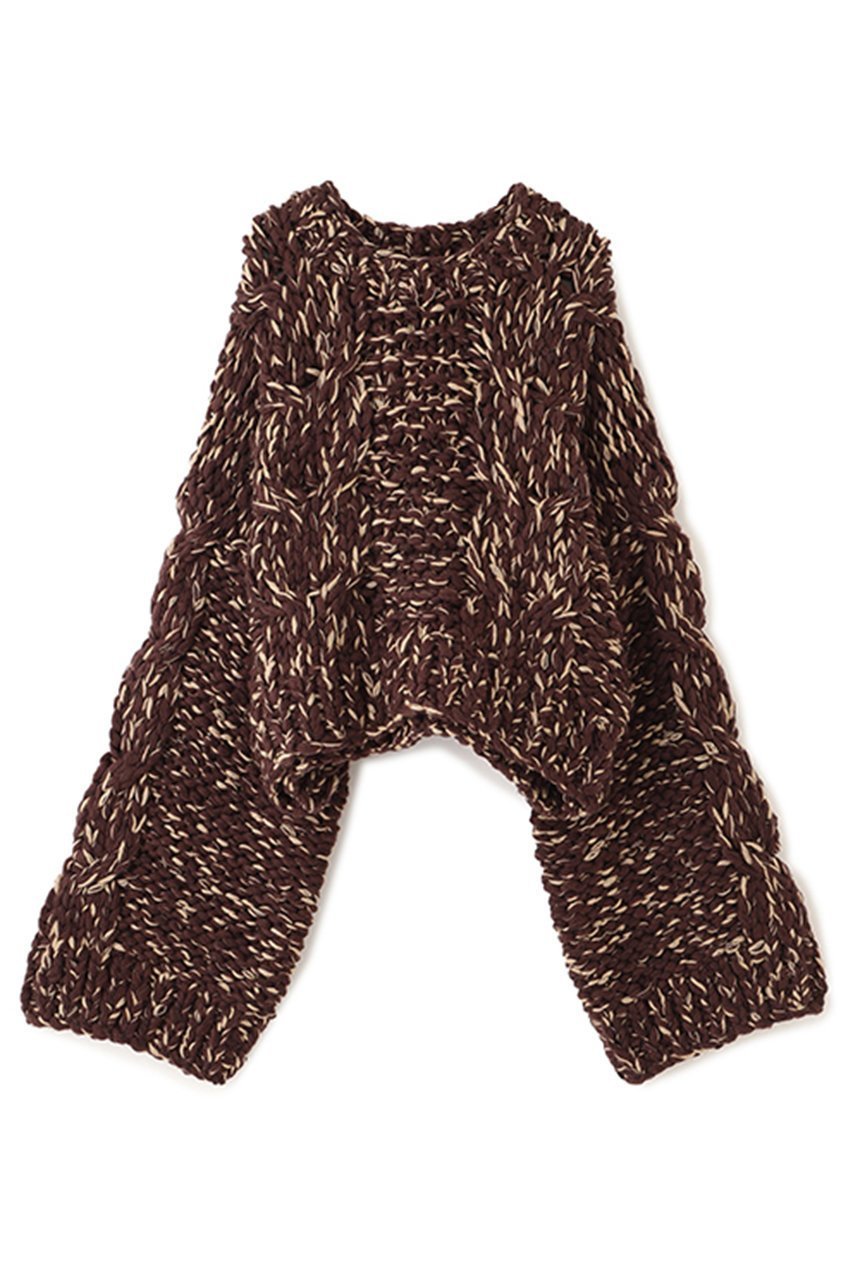 【エトレトウキョウ/ETRE TOKYO】のハンドニットケーブルプルオーバー 人気、トレンドファッション・服の通販 founy(ファニー)  ファッション Fashion レディースファッション Fashion for Women トップス・カットソー Cut & Sew Tops ニット Knit Tops & Sweaters カジュアルプルオーバー・ニットトップス Pullovers & Knit Tops / Casual Pullovers アクリル Acrylic Material ハンド Hand, Handmade ミックス Mix, Mixed Style ワイド Wide, Wide Fit 手編み Hand-Knitted, Handmade Knit 新作・新入荷 New Arrivals / New In other-7|ID: prp329100004756491 ipo3291000000034408053