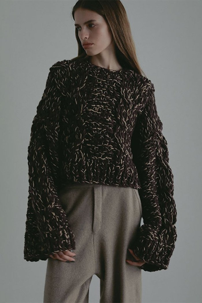 【エトレトウキョウ/ETRE TOKYO】のハンドニットケーブルプルオーバー インテリア・キッズ・メンズ・レディースファッション・服の通販 founy(ファニー) https://founy.com/ ファッション Fashion レディースファッション Fashion for Women トップス・カットソー Cut & Sew Tops ニット Knit Tops & Sweaters カジュアルプルオーバー・ニットトップス Pullovers & Knit Tops / Casual Pullovers アクリル Acrylic Material ハンド Hand, Handmade ミックス Mix, Mixed Style ワイド Wide, Wide Fit 手編み Hand-Knitted, Handmade Knit |ID: prp329100004756491 ipo3291000000034863472