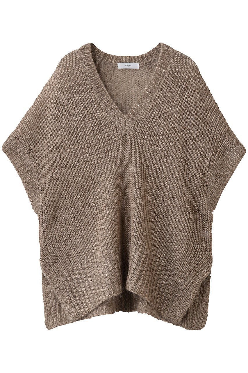 【エブール/ebure】の【11/7 0:00販売開始】モヘアスパンコール ニットベスト インテリア・キッズ・メンズ・レディースファッション・服の通販 founy(ファニー)  ファッション Fashion レディースファッション Fashion for Women トップス・カットソー Cut & Sew Tops ニット Knit Tops & Sweaters ベスト&ジレ / 重ね着スタイル Vests & Gilets カジュアルプルオーバー・ニットトップス Pullovers & Knit Tops / Casual Pullovers インナー Innerwear スパンコール Sequins, Sequin Embellishment スリット Slit, Slit Detail ベスト Vest, Waistcoat ロング Long, Long-Length エレガント 上品 Elegant ゴールド|ID: prp329100004756493 ipo3291000000034408065