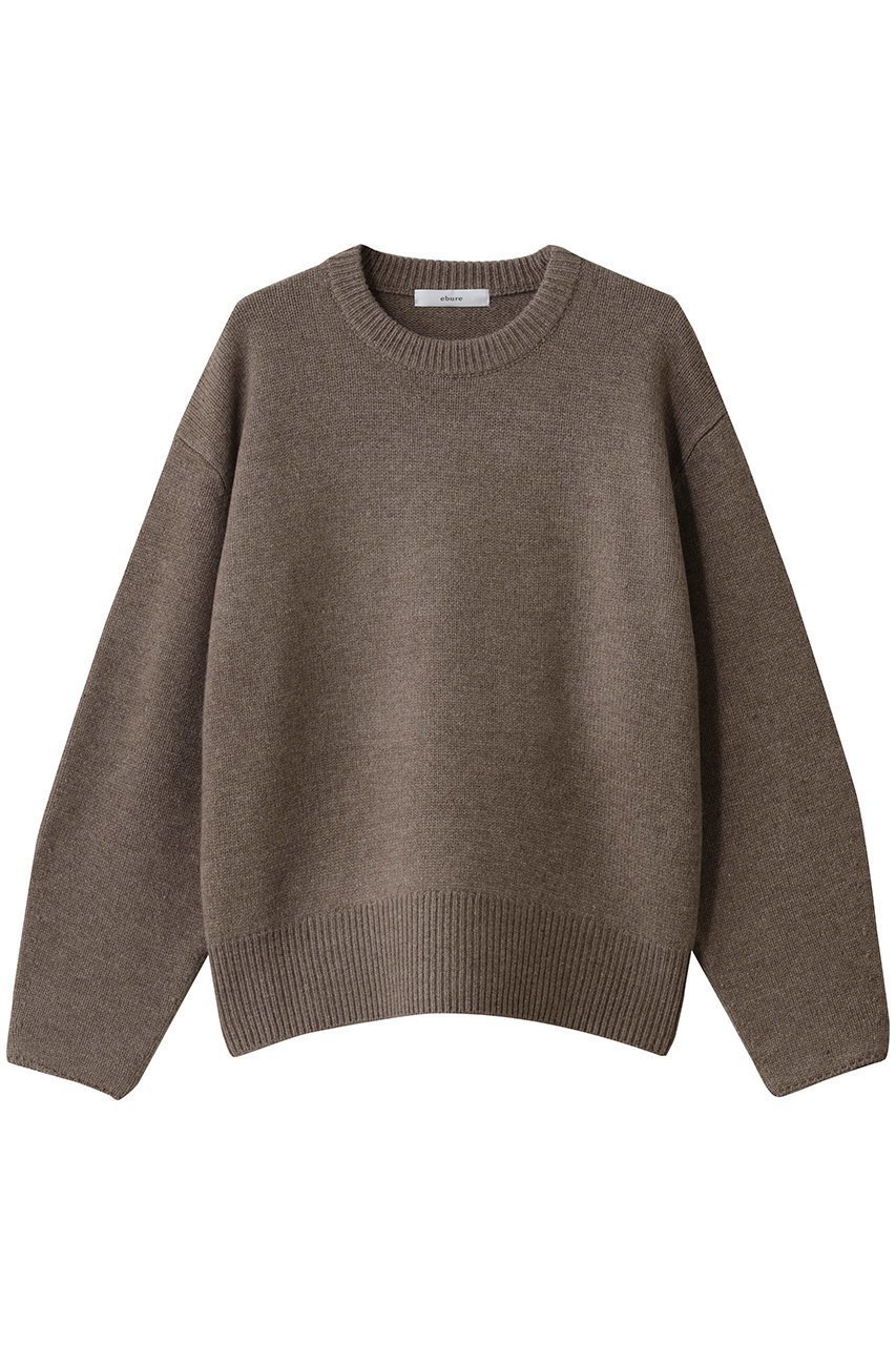 【エブール/ebure】の【11/7 0:00販売開始】ウールカシミアミドルゲージ クルーネックニットプルオーバー 人気、トレンドファッション・服の通販 founy(ファニー)  ファッション Fashion レディースファッション Fashion for Women トップス・カットソー Cut & Sew Tops ニット Knit Tops & Sweaters カジュアルプルオーバー・ニットトップス Pullovers & Knit Tops / Casual Pullovers おすすめ Recommended / Our Picks シンプル Simple, Minimal タンク Tank Top, Sleeveless Top ロング Long, Long-Length  other-1|ID: prp329100004756494 ipo3291000000034408072