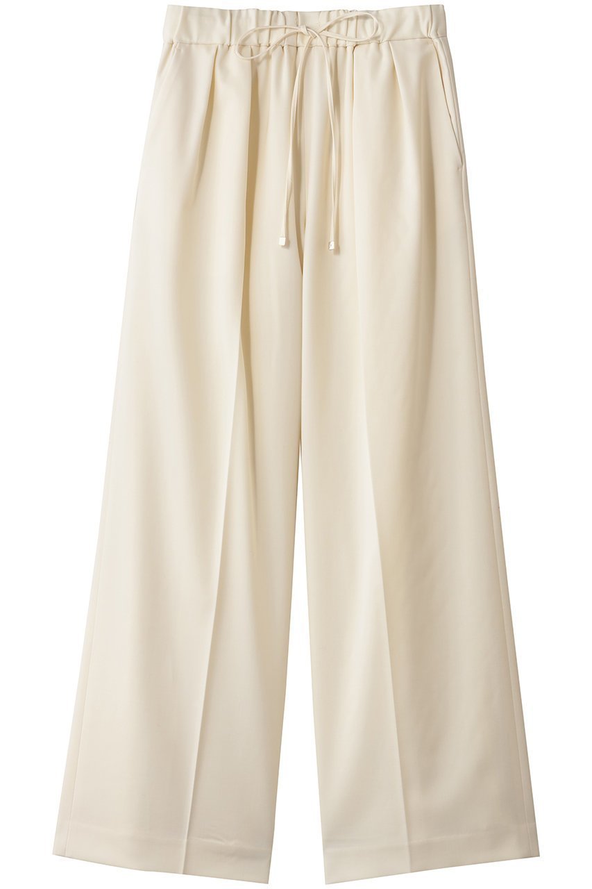 【エブール/ebure】の【11/7 0:00販売開始】ウールベネストレッチ イージーワイドパンツ インテリア・キッズ・メンズ・レディースファッション・服の通販 founy(ファニー)  ファッション Fashion レディースファッション Fashion for Women パンツ Pants & Trousers シルク Silk, 100% Silk ストレッチ Stretch, Stretchy Fabric ベーシック Basic, Essential リラックス Relax, Relaxed Fit ワイド Wide, Wide Fit オフホワイト|ID: prp329100004756496 ipo3291000000034408089