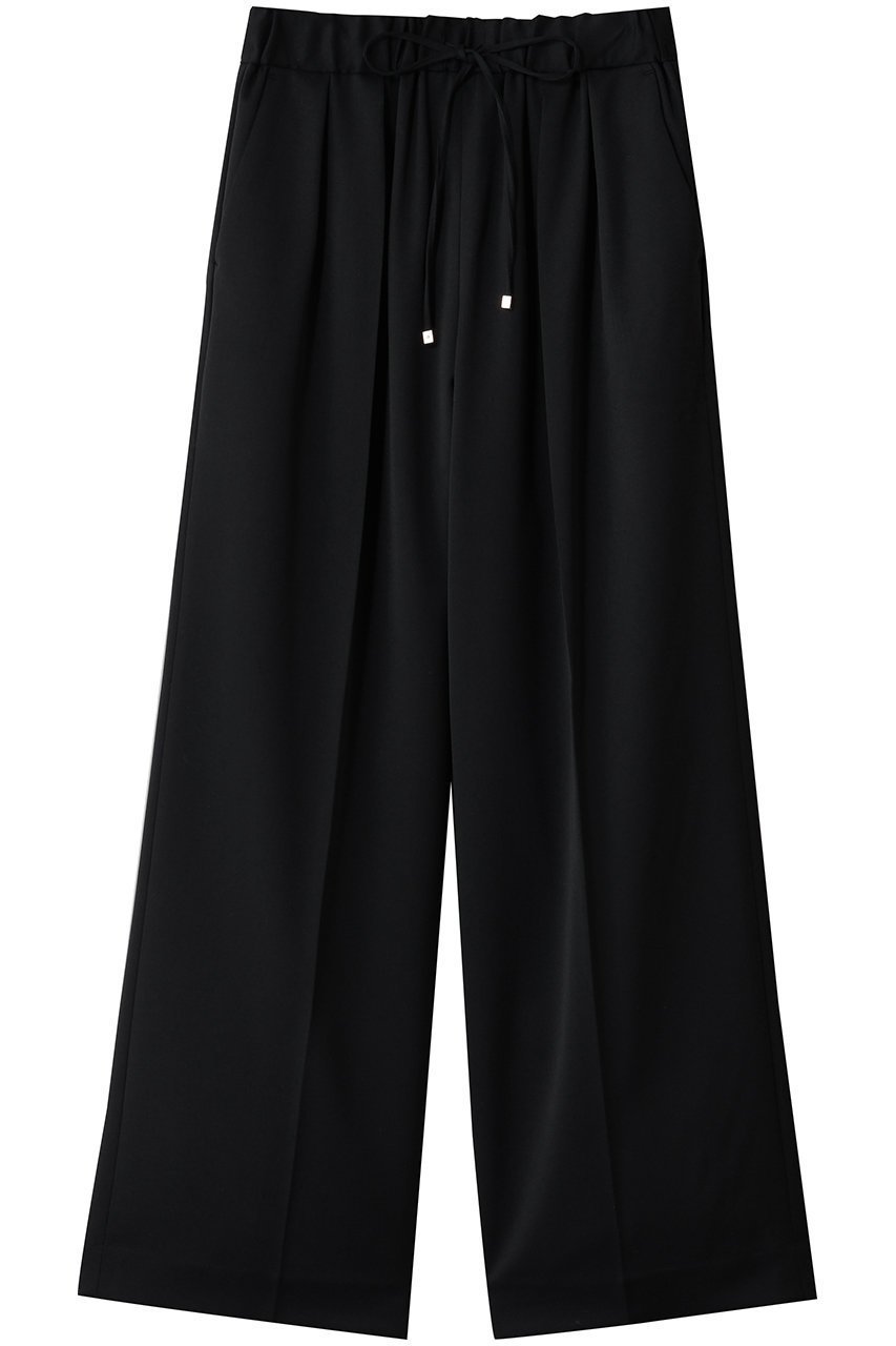 【エブール/ebure】の【11/7 0:00販売開始】ウールベネストレッチ イージーワイドパンツ インテリア・キッズ・メンズ・レディースファッション・服の通販 founy(ファニー)  ファッション Fashion レディースファッション Fashion for Women パンツ Pants & Trousers シルク Silk, 100% Silk ストレッチ Stretch, Stretchy Fabric ベーシック Basic, Essential リラックス Relax, Relaxed Fit ワイド Wide, Wide Fit ブラック|ID: prp329100004756496 ipo3291000000034408090