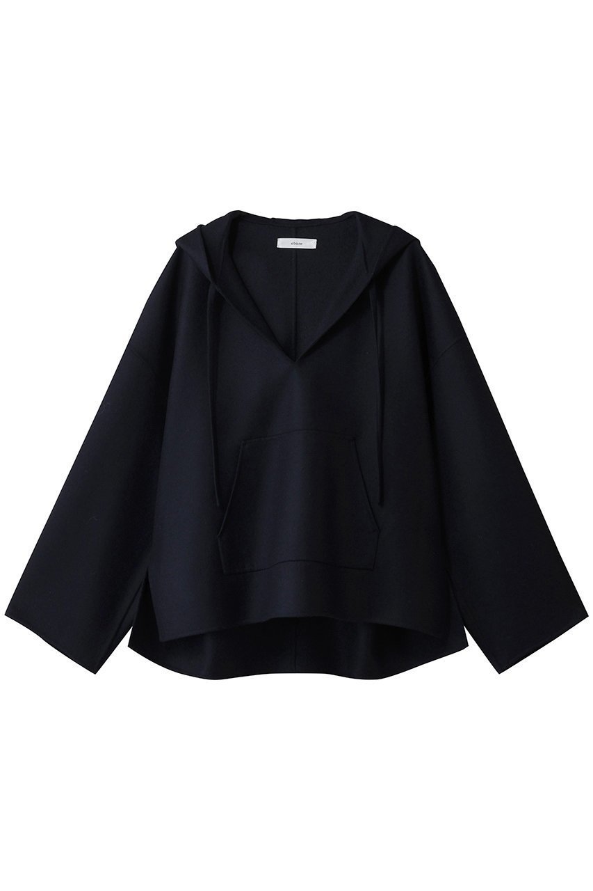 【エブール/ebure】のライトウールメルトン フーディー インテリア・キッズ・メンズ・レディースファッション・服の通販 founy(ファニー) ファッション Fashion レディースファッション Fashion for Women トップス・カットソー Cut & Sew Tops シャツ・ブラウス・オフィスカジュアル Elegant Blouses & Button-Ups レディースパーカー・カジュアルフーディー Casual Hoodies & Sweatshirts ロングTシャツ・Tシャツ Longline T-Shirts & Tees スウェット・クルーネックトップス Sweatshirts & Crewnecks / Relaxed Fit Sweat Tops カットソー・ベーシックTシャツ Cut-and-Sewn Tops / Stretch Tees & Basics インナー Innerwear スリット Slit, Slit Detail タートル Turtleneck, Turtle Collar ダブル Double, Double-Breasted トレンド Trend, Trending Now フェイス Face, Facial Design メルトン Melton, Heavy Wool 新作・新入荷 New Arrivals / New In ネイビー|ID: prp329100004756498 ipo3291000000034408105