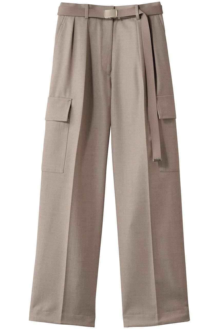 【エブール/ebure】のウールフラノ カーゴディテールパンツ 人気、トレンドファッション・服の通販 founy(ファニー) ファッション Fashion レディースファッション Fashion for Women パンツ Pants & Trousers カーゴパンツ Cargo Pants, Utility Pants センター Center, Center Line メランジ Melange, Mixed Yarn リラックス Relax, Relaxed Fit 新作・新入荷 New Arrivals / New In other-1|ID: prp329100004756501 ipo3291000000034408127