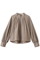 【エブール/ebure】の【11/7 0:00販売開始】ウールフラノ ハイネックプルオーバーブラウス ベージュ|ID:prp329100004756503