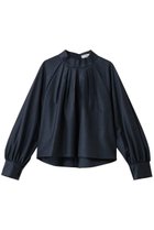 【エブール/ebure】の【11/7 0:00販売開始】ウールフラノ ハイネックプルオーバーブラウス ネイビー|ID:prp329100004756503