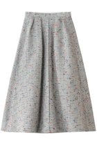 【エブール/ebure】のカラースラブシアー フレアスカート 人気、トレンドファッション・服の通販 founy(ファニー) ファッション Fashion レディースファッション Fashion for Women スカート Skirts Aライン・フレアスカート A-Line & Flared Skirts おすすめ Recommended / Our Picks カラフル Colorful Design キャミ Camisole, Cami Top クラシカル Classical, Vintage-Inspired シアー Sheer, See-Through シンプル Simple, Minimal セットアップ Set-Up, Coordinated Outfit ツイード Twill, Twill Weave フォルム Silhouette, Form フレア Flare, Flared 再入荷 Restock / Back in Stock A/W・秋冬 Autumn/Winter 軽量 Lightweight, Ultra Light thumbnail ライトグリーン|ID: prp329100004756504 ipo3291000000035513569