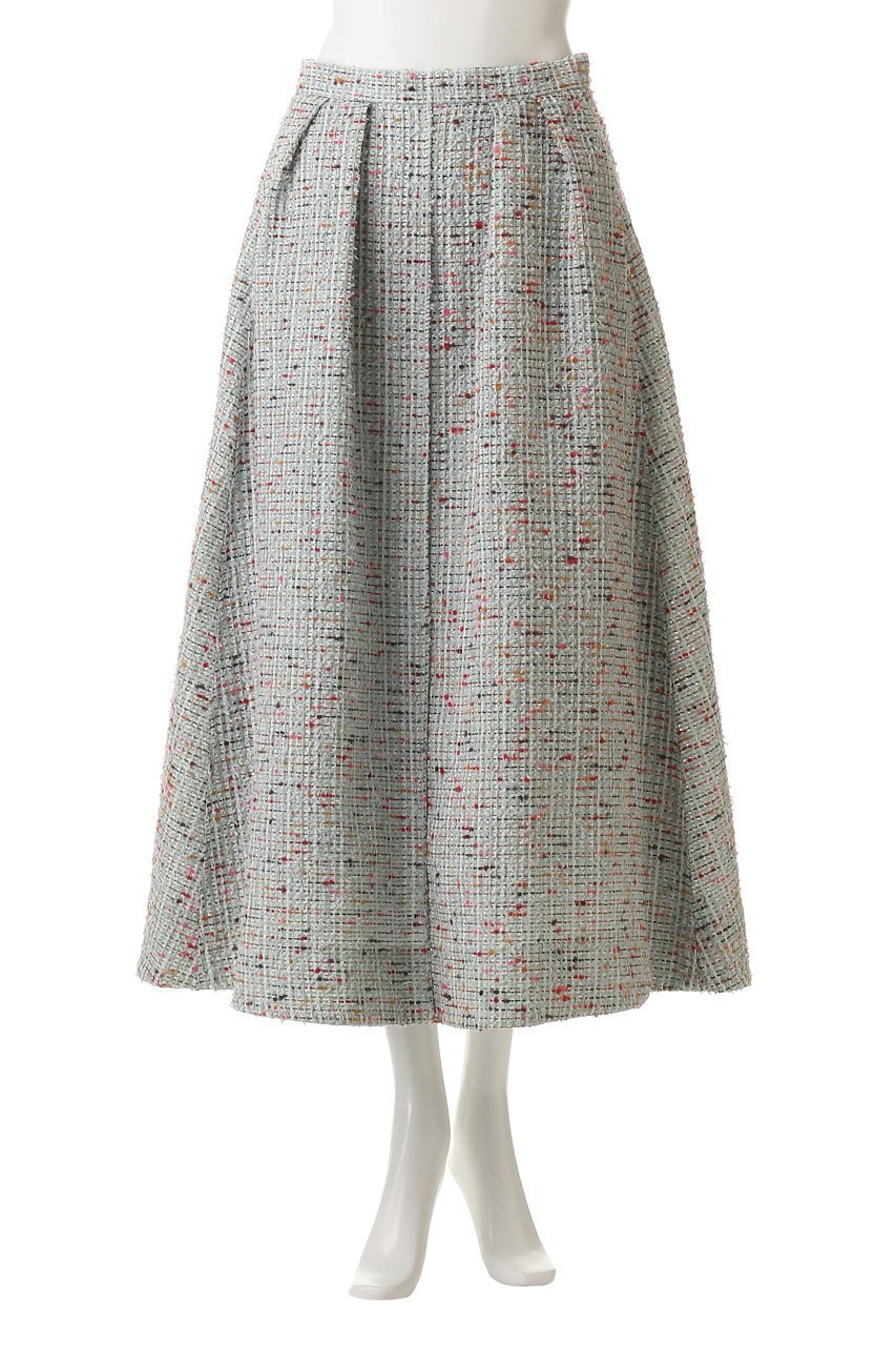 【エブール/ebure】のカラースラブシアー フレアスカート 人気、トレンドファッション・服の通販 founy(ファニー) ファッション Fashion レディースファッション Fashion for Women スカート Skirts Aライン・フレアスカート A-Line & Flared Skirts おすすめ Recommended / Our Picks カラフル Colorful Design キャミ Camisole, Cami Top クラシカル Classical, Vintage-Inspired シアー Sheer, See-Through シンプル Simple, Minimal セットアップ Set-Up, Coordinated Outfit ツイード Twill, Twill Weave フォルム Silhouette, Form フレア Flare, Flared 再入荷 Restock / Back in Stock A/W・秋冬 Autumn/Winter 軽量 Lightweight, Ultra Light other-2|ID: prp329100004756504 ipo3291000000035513572