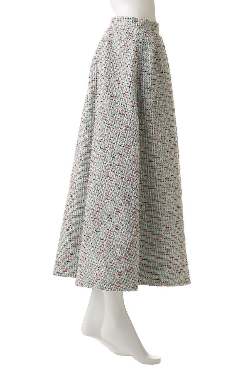 【エブール/ebure】のカラースラブシアー フレアスカート 人気、トレンドファッション・服の通販 founy(ファニー) ファッション Fashion レディースファッション Fashion for Women スカート Skirts Aライン・フレアスカート A-Line & Flared Skirts おすすめ Recommended / Our Picks カラフル Colorful Design キャミ Camisole, Cami Top クラシカル Classical, Vintage-Inspired シアー Sheer, See-Through シンプル Simple, Minimal セットアップ Set-Up, Coordinated Outfit ツイード Twill, Twill Weave フォルム Silhouette, Form フレア Flare, Flared 再入荷 Restock / Back in Stock A/W・秋冬 Autumn/Winter 軽量 Lightweight, Ultra Light other-3|ID: prp329100004756504 ipo3291000000035513574