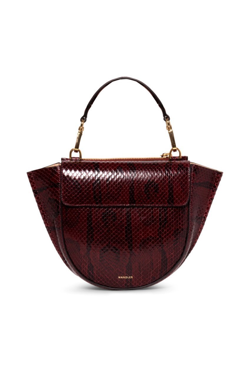 【ワンドラー/WANDLER】のHortensia Bag Mini (Python) インテリア・キッズ・メンズ・レディースファッション・服の通販 founy(ファニー)  ファッション Fashion レディースファッション Fashion for Women バッグ Bags コンパクト Compact, Small Size パイソン Python, Snakeskin Pattern フォルム Silhouette, Form ポケット Pocket, Pocket Detail マグネット Magnet, Magnetic Closure モダン Modern, Contemporary ラグジュアリー Luxury, Elegant リュクス Luxury, Elegant, High-End, Chic 新作・新入荷 New Arrivals / New In ボルドー|ID: prp329100004756518 ipo3291000000034408230