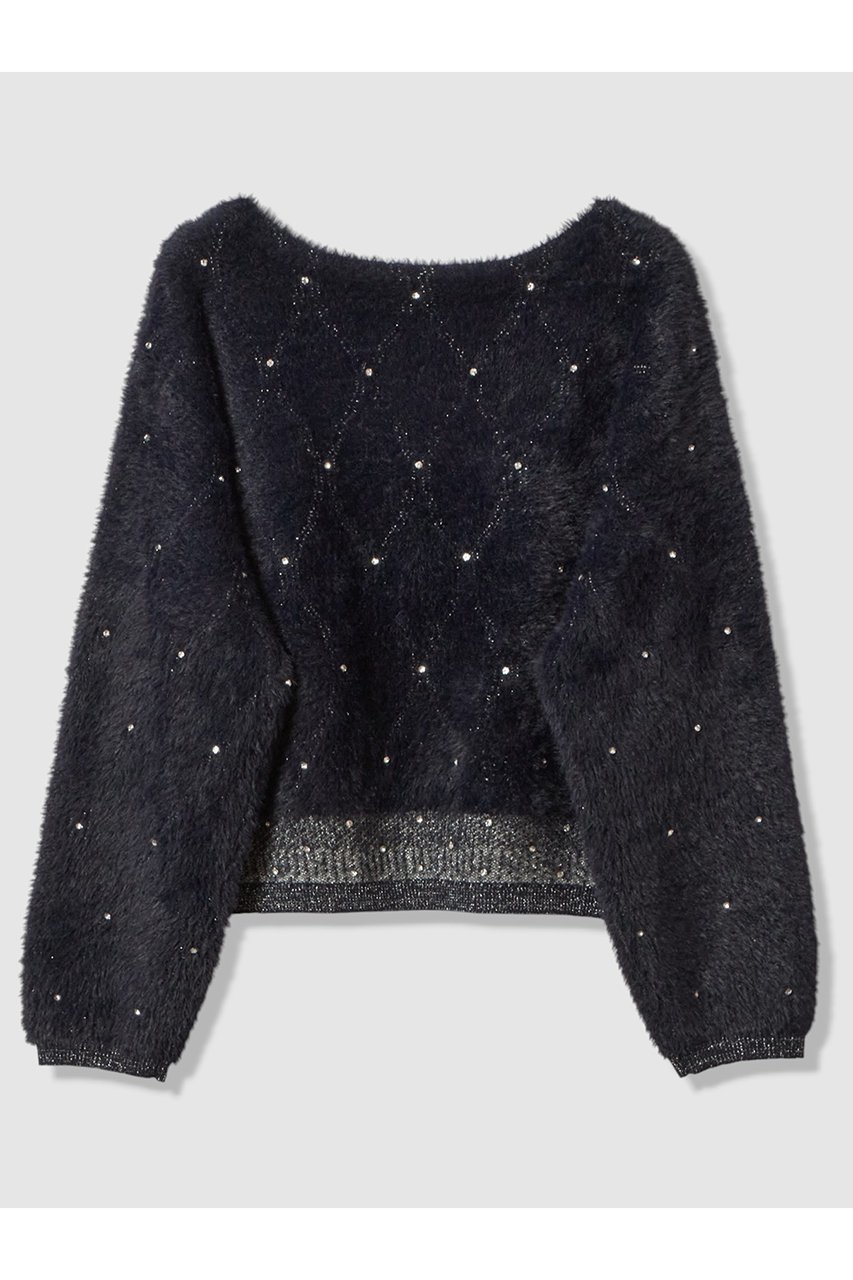 【アナイ/ANAYI】のフェザージャガードビジュー プルオーバー 人気、トレンドファッション・服の通販 founy(ファニー)  ファッション Fashion レディースファッション Fashion for Women トップス・カットソー Cut & Sew Tops ニット Knit Tops & Sweaters カジュアルプルオーバー・ニットトップス Pullovers & Knit Tops / Casual Pullovers グラデーション Gradient, Ombre ジャカード/ジャガード Jacquard, Woven Pattern ストレッチ Stretch, Stretchy Fabric フェザー Feather, Feather Detail ホリデーシーズン Holiday Season ラウンド Round, Round Neck 人気 Popular, Best Seller 新作・新入荷 New Arrivals / New In other-2|ID: prp329100004756522 ipo3291000000034408260