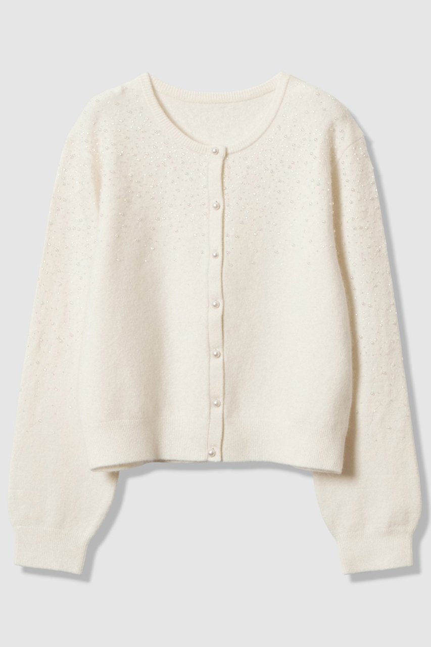 【アナイ/ANAYI】のリップルビーズ カーディガン 人気、トレンドファッション・服の通販 founy(ファニー) 　ファッション　Fashion　レディースファッション　Fashion for Women　トップス・カットソー　Cut & Sew Tops　ニット　Knit Tops & Sweaters　カーディガン・羽織り　Layered Style Cardigans　アンサンブル　Ensemble Set　カーディガン　Cardigan, Knitwear　コンパクト　Compact, Small Size　ボトム　Bottoms, Lower Wear　エレガント 上品　Elegant　新作・新入荷　New Arrivals / New In　 other-1|ID: prp329100004756526 ipo3291000000034408287