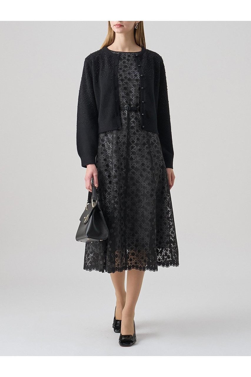 【アナイ/ANAYI】のリップルビーズ カーディガン 人気、トレンドファッション・服の通販 founy(ファニー) 　ファッション　Fashion　レディースファッション　Fashion for Women　トップス・カットソー　Cut & Sew Tops　ニット　Knit Tops & Sweaters　カーディガン・羽織り　Layered Style Cardigans　アンサンブル　Ensemble Set　カーディガン　Cardigan, Knitwear　コンパクト　Compact, Small Size　ボトム　Bottoms, Lower Wear　エレガント 上品　Elegant　新作・新入荷　New Arrivals / New In　other-4|ID: prp329100004756526 ipo3291000000034408299