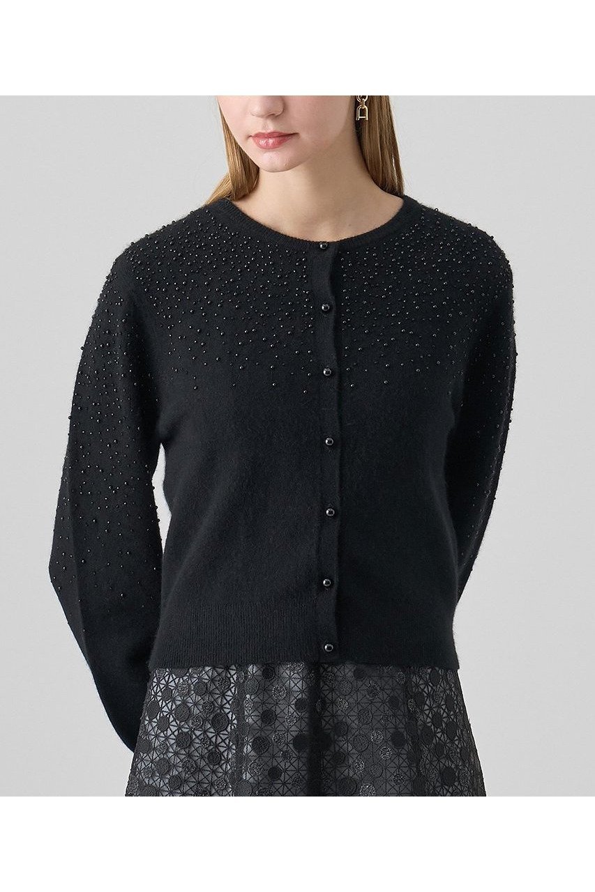 【アナイ/ANAYI】のリップルビーズ カーディガン 人気、トレンドファッション・服の通販 founy(ファニー) 　ファッション　Fashion　レディースファッション　Fashion for Women　トップス・カットソー　Cut & Sew Tops　ニット　Knit Tops & Sweaters　カーディガン・羽織り　Layered Style Cardigans　アンサンブル　Ensemble Set　カーディガン　Cardigan, Knitwear　コンパクト　Compact, Small Size　ボトム　Bottoms, Lower Wear　エレガント 上品　Elegant　新作・新入荷　New Arrivals / New In　other-6|ID: prp329100004756526 ipo3291000000034408301