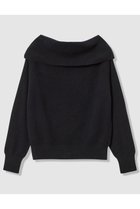 【アナイ/ANAYI】のメリノウールオフショルダー プルオーバー ネイビー|ID:prp329100004756529