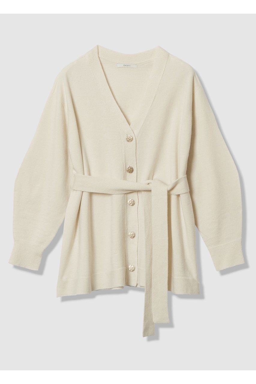 【アナイ/ANAYI】のメリノウールベルト付き カーディガン 人気、トレンドファッション・服の通販 founy(ファニー)  ファッション Fashion レディースファッション Fashion for Women トップス・カットソー Cut & Sew Tops ニット Knit Tops & Sweaters カーディガン・羽織り Layered Style Cardigans ベルト&ウエストマーク Belts & Waist Accessories アクセサリー Fashion Accessories カーディガン Cardigan, Knitwear フェミニン Feminine, Girly ホールガーメント WholeGarment, Seamless Knit メタル Metal, Metal Parts ループ Loop, Loop Knit 新作・新入荷 New Arrivals / New In  other-1|ID: prp329100004756530 ipo3291000000034408325