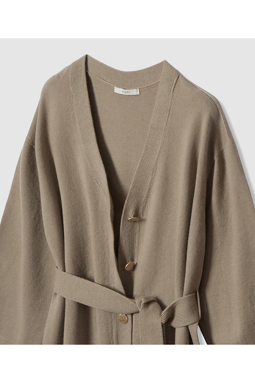 【アナイ/ANAYI】のメリノウールベルト付き カーディガン 人気、トレンドファッション・服の通販 founy(ファニー) ファッション Fashion レディースファッション Fashion for Women トップス・カットソー Cut & Sew Tops ニット Knit Tops & Sweaters カーディガン・羽織り Layered Style Cardigans ベルト&ウエストマーク Belts & Waist Accessories アクセサリー Fashion Accessories カーディガン Cardigan, Knitwear フェミニン Feminine, Girly ホールガーメント WholeGarment, Seamless Knit メタル Metal, Metal Parts ループ Loop, Loop Knit other-4|ID: prp329100004756530 ipo3291000000034583962