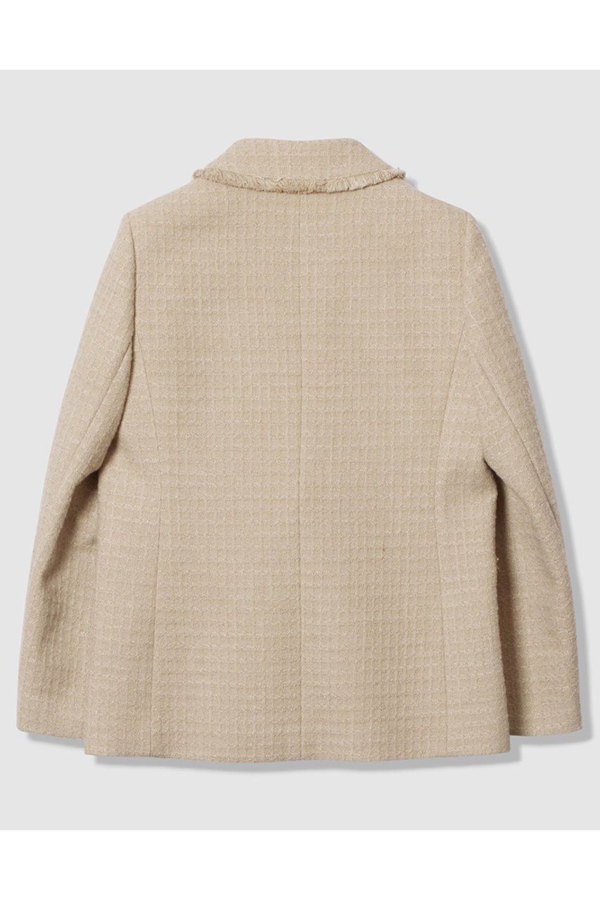 【アナイ/ANAYI】のラティスツイードテーラード ジャケット 人気、トレンドファッション・服の通販 founy(ファニー) 　ファッション　Fashion　レディースファッション　Fashion for Women　アウター　Coat / Outerwear Collection　レディースジャケット・軽アウター　Jackets　テーラードジャケット / 通勤・きれいめスタイル　Tailored Jackets & Blazers　ジャケット　Jacket, Outerwear　ツイード　Twill, Twill Weave　フリンジ　Fringe, Tassel　ポケット　Pocket, Pocket Detail　エレガント 上品　Elegant　other-2|ID: prp329100004756536 ipo3291000000035779770