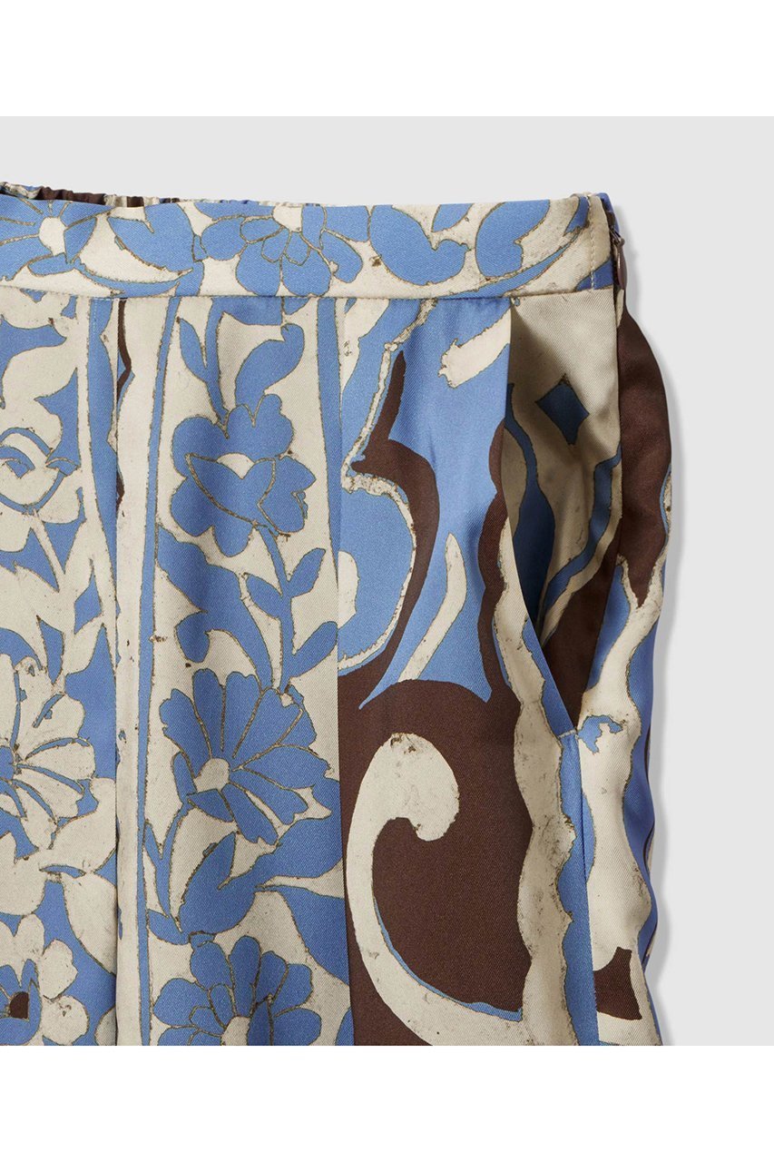 【アナイ/ANAYI】のペイズリープリントタックパンツ 人気、トレンドファッション・服の通販 founy(ファニー) ファッション Fashion レディースファッション Fashion for Women パンツ Pants & Trousers イエロー Yellow サテン Satin, Glossy Fabric バランス Balance, Style Balance プリント Print, Printed Pattern ペイズリー Paisley, Ethnic Pattern other-3|ID: prp329100004756540 ipo3291000000034408425