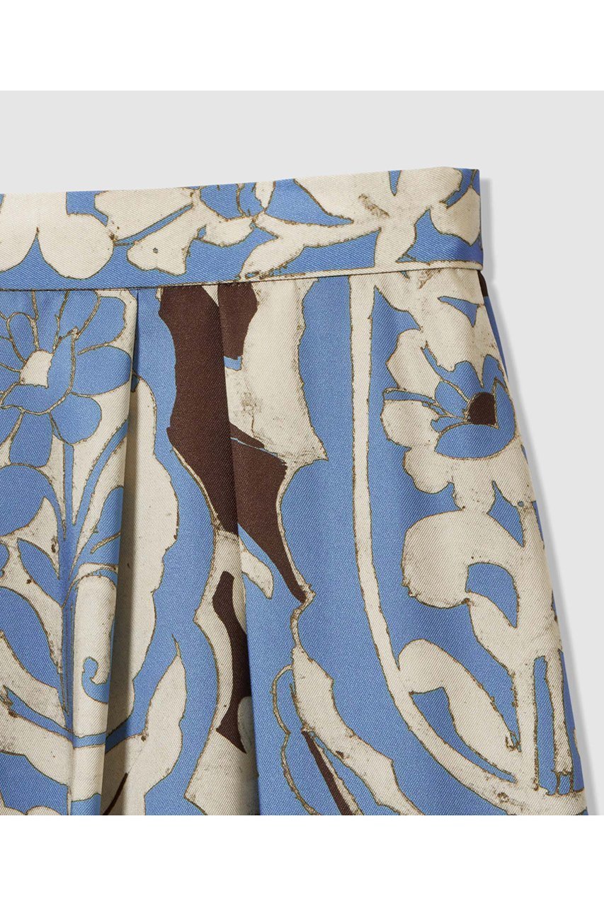 【アナイ/ANAYI】のペイズリープリントタック スカート 人気、トレンドファッション・服の通販 founy(ファニー) 　ファッション　Fashion　レディースファッション　Fashion for Women　スカート　Skirts　イエロー　Yellow　サテン　Satin, Glossy Fabric　バランス　Balance, Style Balance　プリント　Print, Printed Pattern　ペイズリー　Paisley, Ethnic Pattern　other-3|ID: prp329100004756542 ipo3291000000034408439