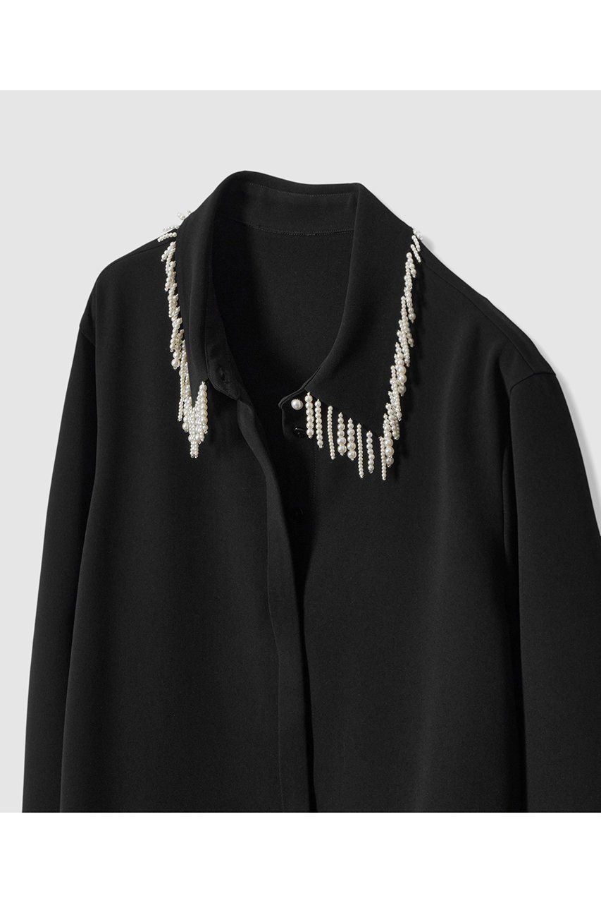 【アナイ/ANAYI】の【セットアップ対応商品】ダブルクロスフリンジビジュー ブラウス 人気、トレンドファッション・服の通販 founy(ファニー)  ファッション Fashion レディースファッション Fashion for Women トップス・カットソー Cut & Sew Tops シャツ・ブラウス・オフィスカジュアル Elegant Blouses & Button-Ups おすすめ Recommended / Our Picks コンパクト Compact, Small Size スリーブ Sleeve, Long Sleeve / Short Sleeve セットアップ Set-Up, Coordinated Outfit ダブル Double, Double-Breasted バランス Balance, Style Balance パール Pearl, Pearl Accent フリンジ Fringe, Tassel フロント Front, Front Design リュクス Luxury, Elegant, High-End, Chic ロング Long, Long-Length エレガント 上品 Elegant 新作・新入荷 New Arrivals / New In other-3|ID: prp329100004756546 ipo3291000000034408474