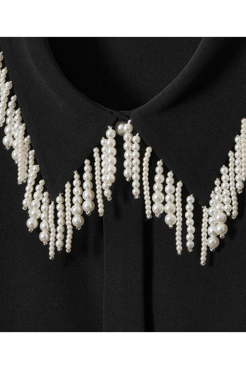 【アナイ/ANAYI】の【セットアップ対応商品】ダブルクロスフリンジビジュー ブラウス 人気、トレンドファッション・服の通販 founy(ファニー)  ファッション Fashion レディースファッション Fashion for Women トップス・カットソー Cut & Sew Tops シャツ・ブラウス・オフィスカジュアル Elegant Blouses & Button-Ups おすすめ Recommended / Our Picks コンパクト Compact, Small Size スリーブ Sleeve, Long Sleeve / Short Sleeve セットアップ Set-Up, Coordinated Outfit ダブル Double, Double-Breasted バランス Balance, Style Balance パール Pearl, Pearl Accent フリンジ Fringe, Tassel フロント Front, Front Design リュクス Luxury, Elegant, High-End, Chic ロング Long, Long-Length エレガント 上品 Elegant 新作・新入荷 New Arrivals / New In other-4|ID: prp329100004756546 ipo3291000000034408476