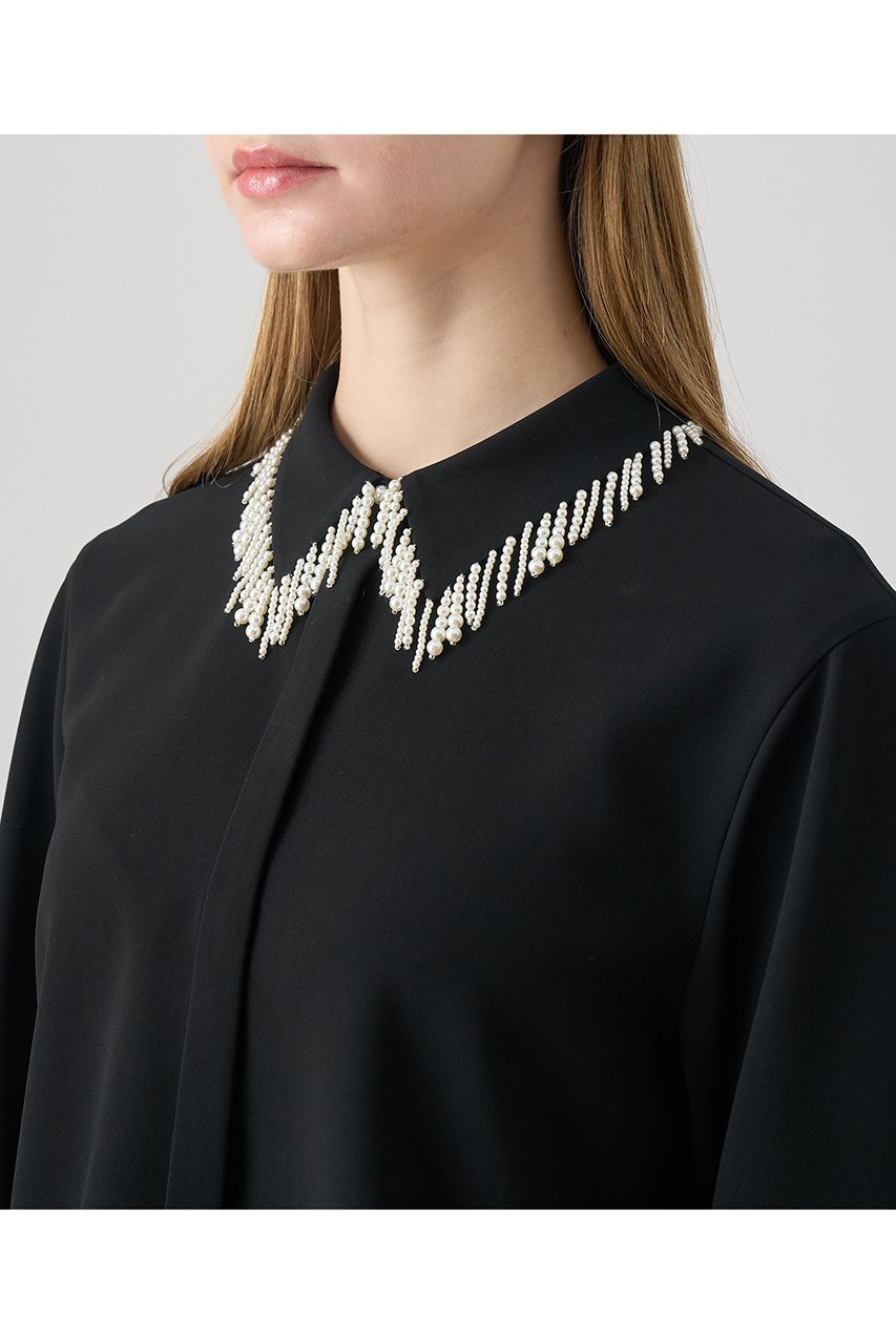 【アナイ/ANAYI】の【セットアップ対応商品】ダブルクロスフリンジビジュー ブラウス 人気、トレンドファッション・服の通販 founy(ファニー)  ファッション Fashion レディースファッション Fashion for Women トップス・カットソー Cut & Sew Tops シャツ・ブラウス・オフィスカジュアル Elegant Blouses & Button-Ups おすすめ Recommended / Our Picks コンパクト Compact, Small Size スリーブ Sleeve, Long Sleeve / Short Sleeve セットアップ Set-Up, Coordinated Outfit ダブル Double, Double-Breasted バランス Balance, Style Balance パール Pearl, Pearl Accent フリンジ Fringe, Tassel フロント Front, Front Design リュクス Luxury, Elegant, High-End, Chic ロング Long, Long-Length エレガント 上品 Elegant 新作・新入荷 New Arrivals / New In other-7|ID: prp329100004756546 ipo3291000000034408481