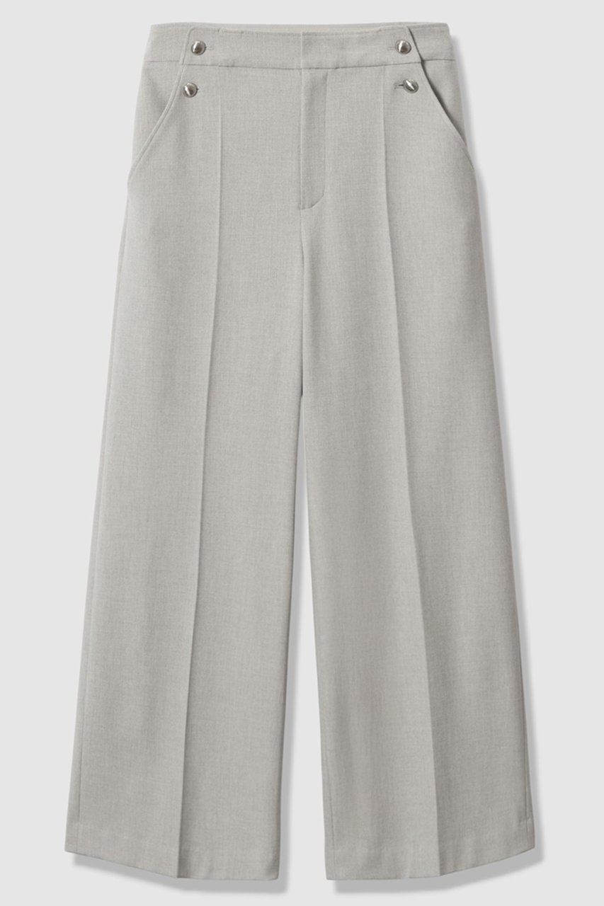 【アナイ/ANAYI】の裏起毛ツイル両ボタンパンツ インテリア・キッズ・メンズ・レディースファッション・服の通販 founy(ファニー) ファッション Fashion レディースファッション Fashion for Women パンツ Pants & Trousers おすすめ Recommended / Our Picks アクリル Acrylic Material ストレッチ Stretch, Stretchy Fabric ストレート Straight, Straight Cut センター Center, Center Line ツイル Twist, Twisted Detail ボトム Bottoms, Lower Wear ポケット Pocket, Pocket Detail ワイド Wide, Wide Fit 冬 Winter / This Winter ビジネス 仕事 通勤 Business / Work / Commuting ライトグレー|ID: prp329100004756547 ipo3291000000034408490