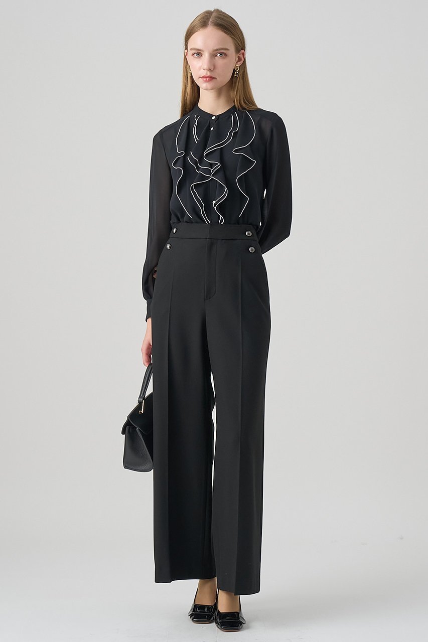 【アナイ/ANAYI】の裏起毛ツイル両ボタンパンツ 人気、トレンドファッション・服の通販 founy(ファニー) ファッション Fashion レディースファッション Fashion for Women パンツ Pants & Trousers おすすめ Recommended / Our Picks アクリル Acrylic Material ストレッチ Stretch, Stretchy Fabric ストレート Straight, Straight Cut センター Center, Center Line ツイル Twist, Twisted Detail ボトム Bottoms, Lower Wear ポケット Pocket, Pocket Detail ワイド Wide, Wide Fit 冬 Winter / This Winter ビジネス 仕事 通勤 Business / Work / Commuting other-4|ID: prp329100004756547 ipo3291000000034408494