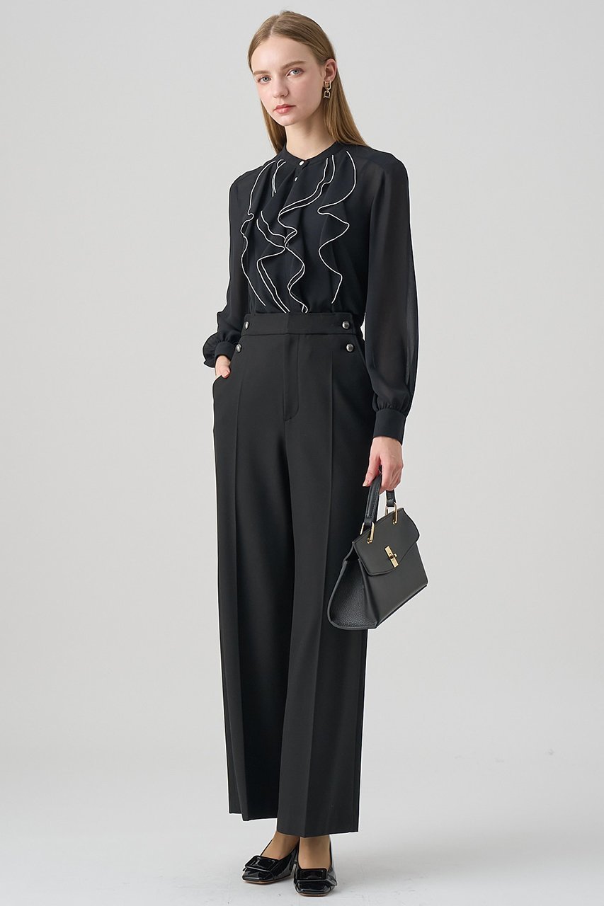 【アナイ/ANAYI】の裏起毛ツイル両ボタンパンツ 人気、トレンドファッション・服の通販 founy(ファニー) ファッション Fashion レディースファッション Fashion for Women パンツ Pants & Trousers おすすめ Recommended / Our Picks アクリル Acrylic Material ストレッチ Stretch, Stretchy Fabric ストレート Straight, Straight Cut センター Center, Center Line ツイル Twist, Twisted Detail ボトム Bottoms, Lower Wear ポケット Pocket, Pocket Detail ワイド Wide, Wide Fit 冬 Winter / This Winter ビジネス 仕事 通勤 Business / Work / Commuting other-5|ID: prp329100004756547 ipo3291000000034408496