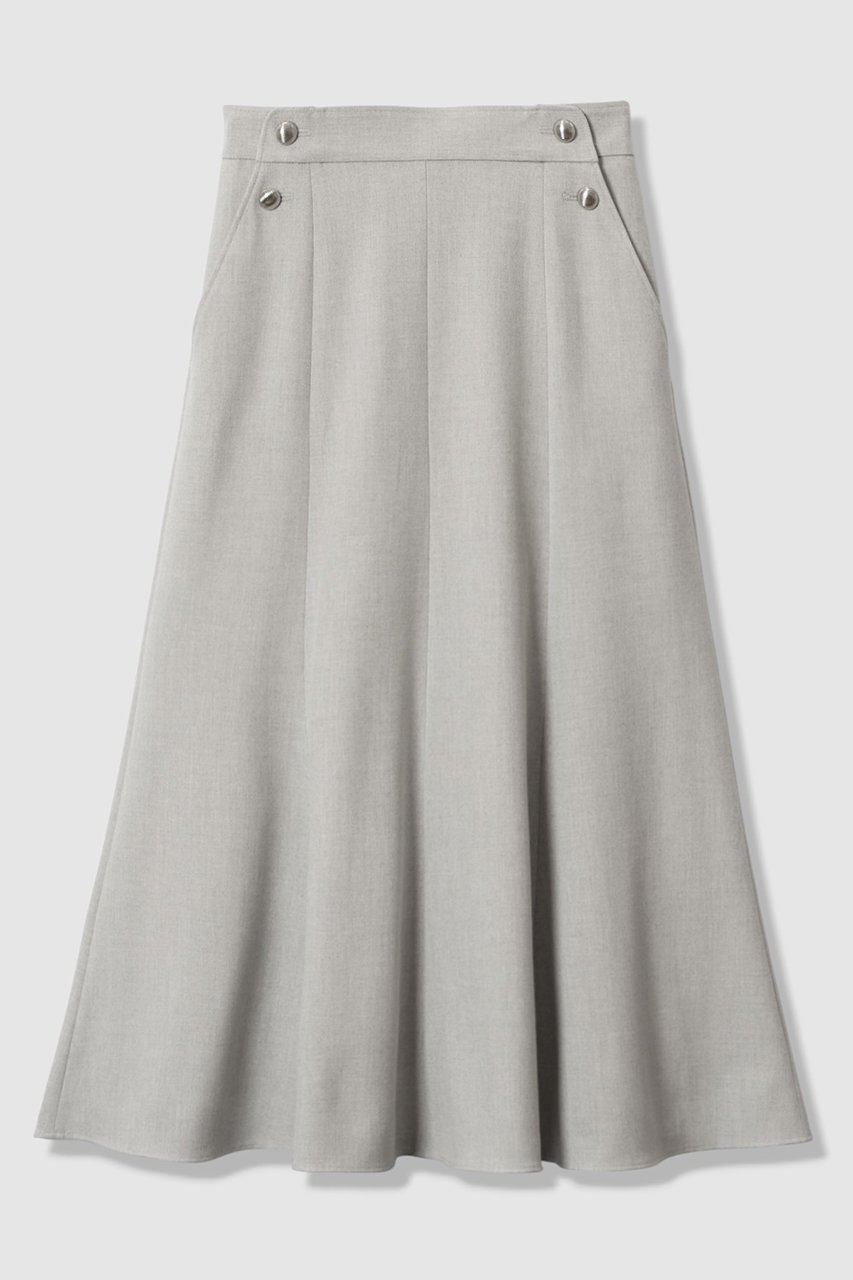 【アナイ/ANAYI】の裏起毛ツイルマーメイド スカート インテリア・キッズ・メンズ・レディースファッション・服の通販 founy(ファニー) 　ファッション　Fashion　レディースファッション　Fashion for Women　スカート　Skirts　ロングスカート　Long Skirts / Maxi & Midi Skirts　アクリル　Acrylic Material　ジャケット　Jacket, Outerwear　ストレッチ　Stretch, Stretchy Fabric　ツイル　Twist, Twisted Detail　バランス　Balance, Style Balance　フレア　Flare, Flared　ポケット　Pocket, Pocket Detail　ロング　Long, Long-Length　冬　Winter / This Winter　ライトグレー|ID: prp329100004756548 ipo3291000000034408507