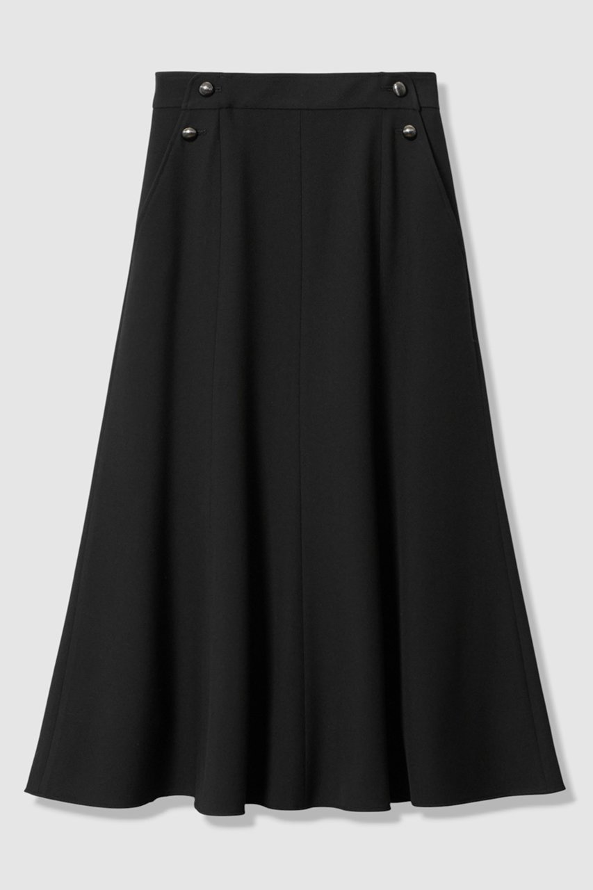 【アナイ/ANAYI】の裏起毛ツイルマーメイド スカート インテリア・キッズ・メンズ・レディースファッション・服の通販 founy(ファニー) 　ファッション　Fashion　レディースファッション　Fashion for Women　スカート　Skirts　ロングスカート　Long Skirts / Maxi & Midi Skirts　アクリル　Acrylic Material　ジャケット　Jacket, Outerwear　ストレッチ　Stretch, Stretchy Fabric　ツイル　Twist, Twisted Detail　バランス　Balance, Style Balance　フレア　Flare, Flared　ポケット　Pocket, Pocket Detail　ロング　Long, Long-Length　冬　Winter / This Winter　ブラック|ID: prp329100004756548 ipo3291000000034408509