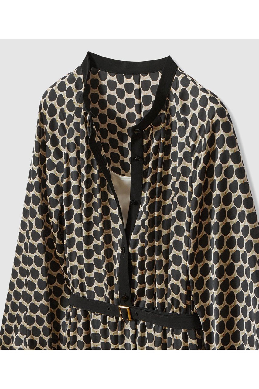 【アナイ/ANAYI】のメーレプリントラグランバイカラー ワンピース 人気、トレンドファッション・服の通販 founy(ファニー)  ファッション Fashion レディースファッション Fashion for Women ワンピース Dresses チュニック Tunic Tops & Dresses イタリア Italy エレガント 上品 Elegant カフス Cuff Design キャミソール Camisole, Spaghetti Strap Top サテン Satin, Glossy Fabric スタンド Stand Collar, Upright Stand チュニック Tunic, Long Top ドット Polka Dot, Dot Pattern フレア Flare, Flared プリント Print, Printed Pattern ペチコート Petticoat, Underskirt モダン Modern, Contemporary モチーフ Motif, Design Theme モノトーン Monotone, Black and White ロング Long, Long-Length 新作・新入荷 New Arrivals / New In other-3|ID: prp329100004756549 ipo3291000000034408529