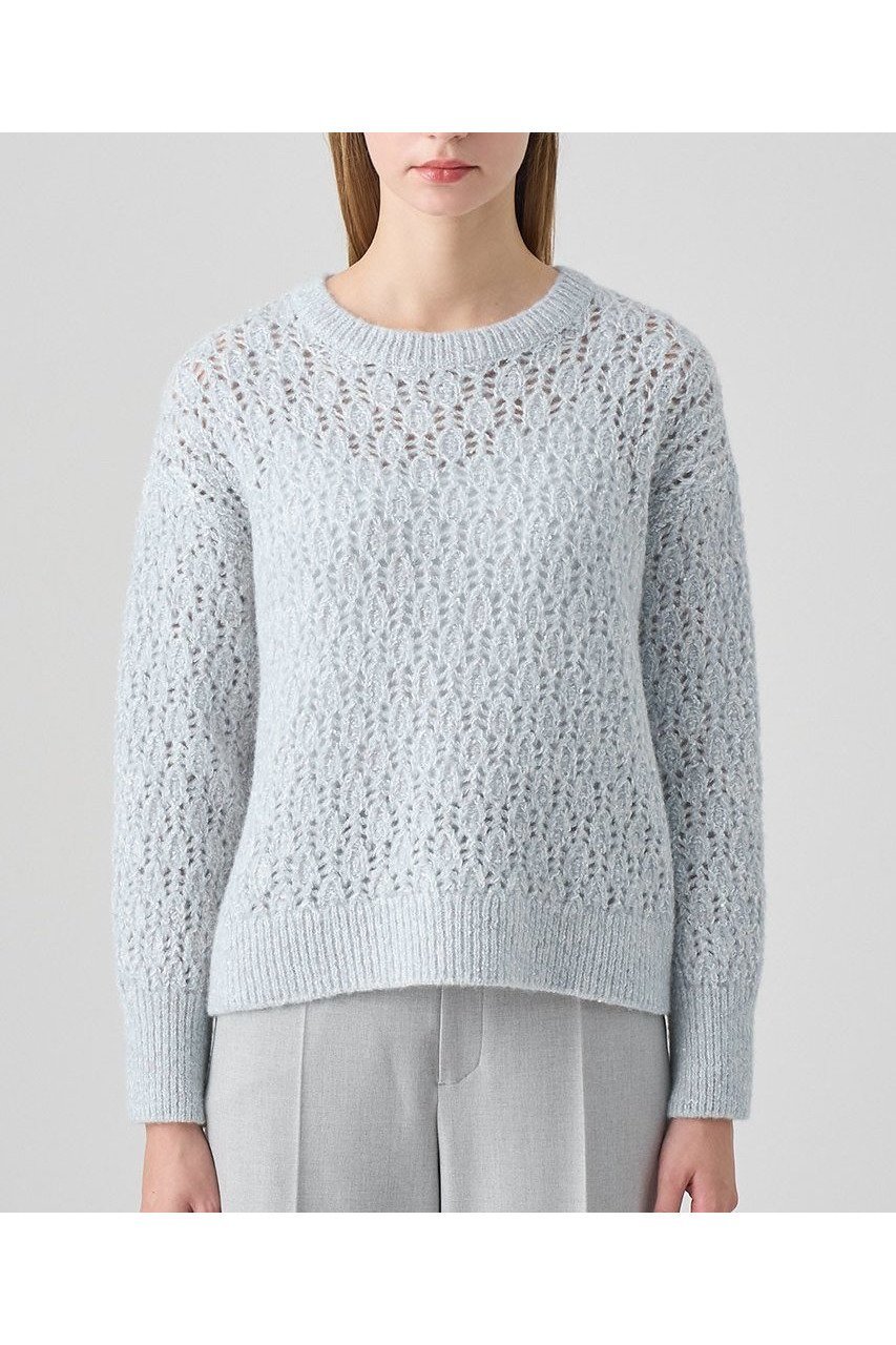 【アナイ/ANAYI】のダイヤレースワイド プルオーバー 人気、トレンドファッション・服の通販 founy(ファニー)  ファッション Fashion レディースファッション Fashion for Women トップス・カットソー Cut & Sew Tops ニット Knit Tops & Sweaters カジュアルプルオーバー・ニットトップス Pullovers & Knit Tops / Casual Pullovers おすすめ Recommended / Our Picks インナー Innerwear エアリー Airy Texture スパンコール Sequins, Sequin Embellishment パステル Pastel, Soft Color 冬 Winter / This Winter 新作・新入荷 New Arrivals / New In other-7|ID: prp329100004756557 ipo3291000000034408603