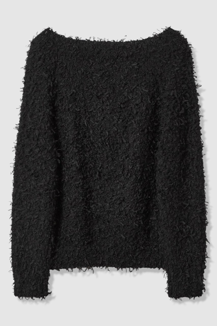 【アナイ/ANAYI】のチュールシャギーオフショルダー プルオーバー 人気、トレンドファッション・服の通販 founy(ファニー)  ファッション Fashion レディースファッション Fashion for Women トップス・カットソー Cut & Sew Tops ニット Knit Tops & Sweaters カジュアルプルオーバー・ニットトップス Pullovers & Knit Tops / Casual Pullovers 新作・新入荷 New Arrivals / New In other-2|ID: prp329100004756560 ipo3291000000034408613