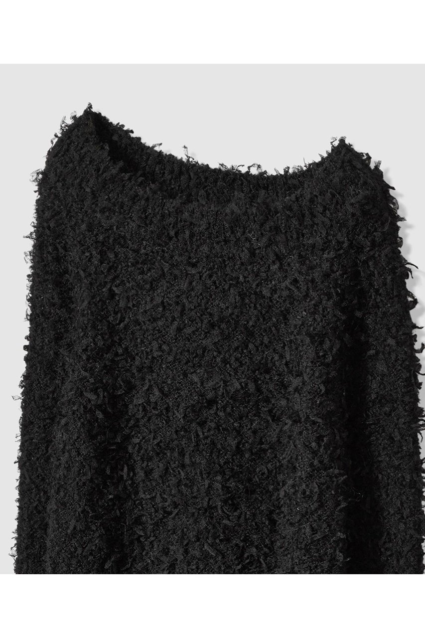 【アナイ/ANAYI】のチュールシャギーオフショルダー プルオーバー 人気、トレンドファッション・服の通販 founy(ファニー)  ファッション Fashion レディースファッション Fashion for Women トップス・カットソー Cut & Sew Tops ニット Knit Tops & Sweaters カジュアルプルオーバー・ニットトップス Pullovers & Knit Tops / Casual Pullovers 新作・新入荷 New Arrivals / New In other-3|ID: prp329100004756560 ipo3291000000034408614