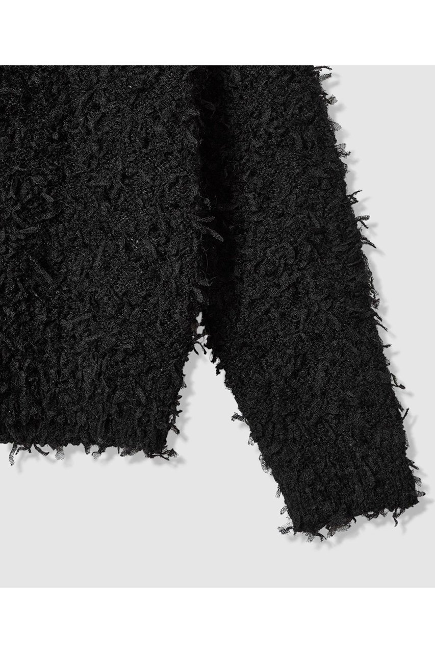 【アナイ/ANAYI】のチュールシャギーオフショルダー プルオーバー 人気、トレンドファッション・服の通販 founy(ファニー)  ファッション Fashion レディースファッション Fashion for Women トップス・カットソー Cut & Sew Tops ニット Knit Tops & Sweaters カジュアルプルオーバー・ニットトップス Pullovers & Knit Tops / Casual Pullovers 新作・新入荷 New Arrivals / New In other-4|ID: prp329100004756560 ipo3291000000034408615