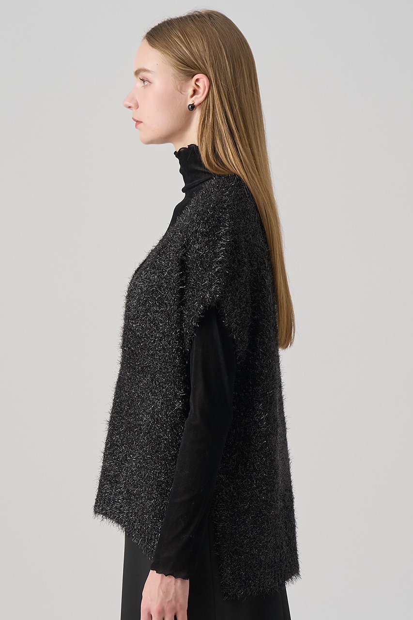 【アナイ/ANAYI】のラメシャギーVネックジレ 人気、トレンドファッション・服の通販 founy(ファニー)  ファッション Fashion レディースファッション Fashion for Women トップス・カットソー Cut & Sew Tops ニット Knit Tops & Sweaters ベスト&ジレ / 重ね着スタイル Vests & Gilets カジュアルプルオーバー・ニットトップス Pullovers & Knit Tops / Casual Pullovers Vネックトップス V-Neck Tops / V-Cut Neckline Shirts ハイネック High Neck, Mock Neck バランス Balance, Style Balance 新作・新入荷 New Arrivals / New In other-7|ID: prp329100004756567 ipo3291000000034408672