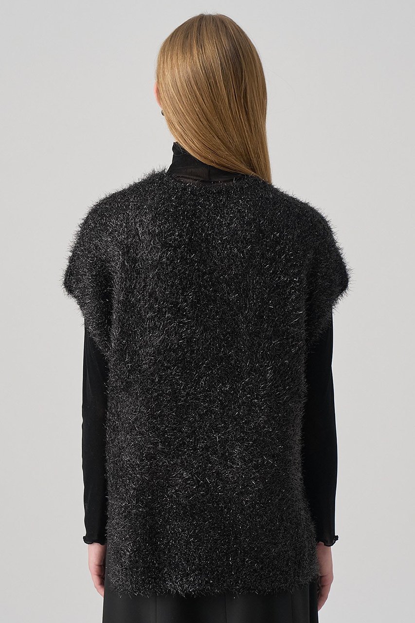 【アナイ/ANAYI】のラメシャギーVネックジレ 人気、トレンドファッション・服の通販 founy(ファニー)  ファッション Fashion レディースファッション Fashion for Women トップス・カットソー Cut & Sew Tops ニット Knit Tops & Sweaters ベスト&ジレ / 重ね着スタイル Vests & Gilets カジュアルプルオーバー・ニットトップス Pullovers & Knit Tops / Casual Pullovers Vネックトップス V-Neck Tops / V-Cut Neckline Shirts ハイネック High Neck, Mock Neck バランス Balance, Style Balance 新作・新入荷 New Arrivals / New In other-8|ID: prp329100004756567 ipo3291000000034408673