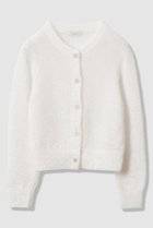 【アナイ/ANAYI】のラメシャギークルー カーディガン ホワイト|ID:prp329100004756569