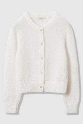 【アナイ/ANAYI】 ラメシャギークルー カーディガン人気、トレンドファッション・服の通販 founy(ファニー) ファッション Fashion レディースファッション Fashion for Women トップス・カットソー Cut & Sew Tops ニット Knit Tops & Sweaters カーディガン・羽織り Layered Style Cardigans カーディガン Cardigan, Knitwear ベーシック Basic, Essential メタル Metal, Metal Parts エレガント 上品 Elegant |ID:prp329100004756569