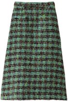 【生地の可能性/kijinokanosei】のAラインスカート 人気、トレンドファッション・服の通販 founy(ファニー) ファッション Fashion レディースファッション Fashion for Women スカート Skirts Aライン・フレアスカート A-Line & Flared Skirts オケージョン Occasion Wear シンプル Simple, Minimal ツイード Twill, Twill Weave 新作・新入荷 New Arrivals / New In thumbnail shinshin グリーン|ID: prp329100004756573 ipo3291000000034408705