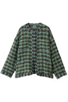 【生地の可能性/kijinokanosei】のフリンジジャケット shinshin グリーン|ID: prp329100004756575 ipo3291000000036108246