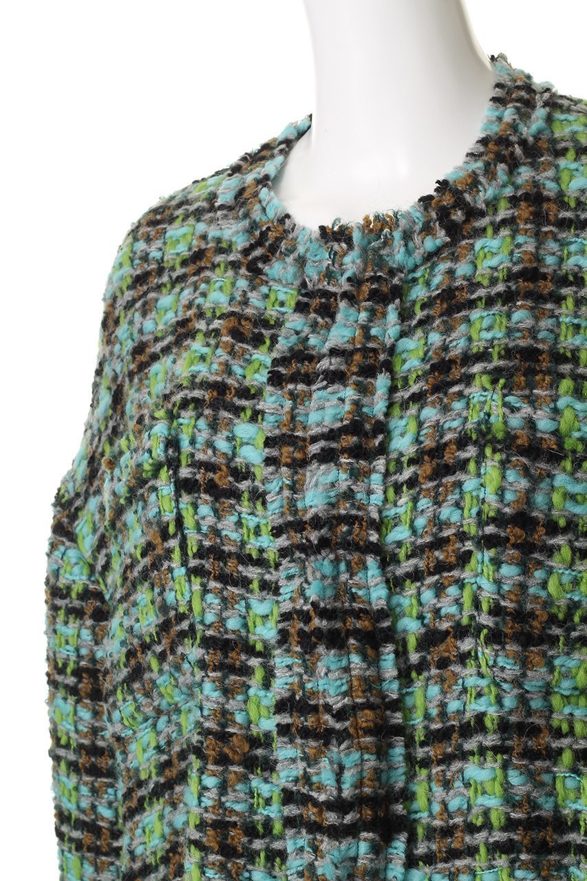 【生地の可能性/kijinokanosei】のフリンジジャケット 人気、トレンドファッション・服の通販 founy(ファニー) 　ファッション　Fashion　レディースファッション　Fashion for Women　アウター　Coat / Outerwear Collection　レディースジャケット・軽アウター　Jackets　インナー　Innerwear　シルク　Silk, 100% Silk　シンプル　Simple, Minimal　ジャケット　Jacket, Outerwear　ツイード　Twill, Twill Weave　ラベンダー　Lavender　other-5|ID: prp329100004756575 ipo3291000000036244112